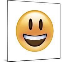 Emoji Big Smile-Ali Lynne-Mounted Giclee Print