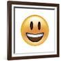 Emoji Big Smile-Ali Lynne-Framed Giclee Print