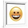 Emoji Circle Eye Smile-Ali Lynne-Framed Giclee Print