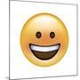 Emoji Circle Eye Smile-Ali Lynne-Mounted Giclee Print