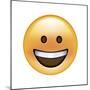 Emoji Circle Eye Smile-Ali Lynne-Mounted Giclee Print