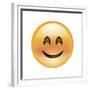 Emoji Crescent Eye Smile-Ali Lynne-Framed Giclee Print