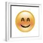 Emoji Crescent Eye Smile-Ali Lynne-Framed Giclee Print