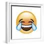 Emoji Cry Laugh-Ali Lynne-Framed Giclee Print