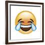 Emoji Cry Laugh-Ali Lynne-Framed Giclee Print