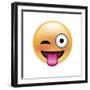 Emoji One Eye-Ali Lynne-Framed Giclee Print