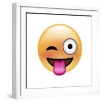 Emoji One Eye-Ali Lynne-Framed Giclee Print