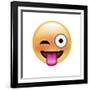 Emoji One Eye-Ali Lynne-Framed Giclee Print