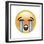 Emoji River Tears-Ali Lynne-Framed Giclee Print