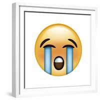 Emoji River Tears-Ali Lynne-Framed Giclee Print