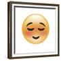 Emoji Small Smile-Ali Lynne-Framed Giclee Print