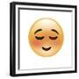 Emoji Small Smile-Ali Lynne-Framed Giclee Print