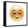 Emoji Small Smile-Ali Lynne-Framed Stretched Canvas