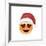 Emoji Smile Heart Xmas Hat-Ali Lynne-Framed Giclee Print