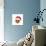 Emoji Smile Heart Xmas Hat-Ali Lynne-Giclee Print displayed on a wall