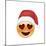 Emoji Smile Heart Xmas Hat-Ali Lynne-Mounted Giclee Print