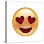 Emoji Smile Heart-Ali Lynne-Stretched Canvas