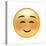 Emoji Squint Small Smile-Ali Lynne-Stretched Canvas