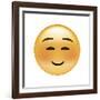 Emoji Squint Small Smile-Ali Lynne-Framed Giclee Print