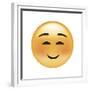 Emoji Squint Small Smile-Ali Lynne-Framed Giclee Print