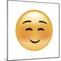 Emoji Squint Small Smile-Ali Lynne-Mounted Giclee Print