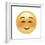 Emoji Squint Small Smile-Ali Lynne-Framed Giclee Print