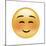 Emoji Squint Small Smile-Ali Lynne-Mounted Giclee Print