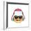 Emoji Sun Glasses Trapper hat-Ali Lynne-Framed Giclee Print