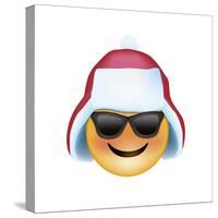 Emoji Sun Glasses Trapper hat-Ali Lynne-Stretched Canvas