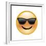 Emoji Sun Glasses-Ali Lynne-Framed Giclee Print