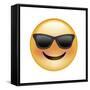 Emoji Sun Glasses-Ali Lynne-Framed Stretched Canvas