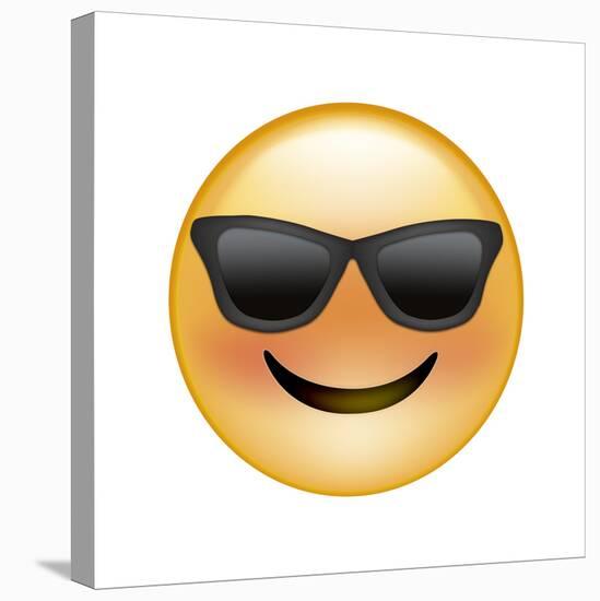 Emoji Sun Glasses-Ali Lynne-Stretched Canvas