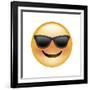 Emoji Sun Glasses-Ali Lynne-Framed Giclee Print