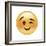 Emoji Wink Small Smile-Ali Lynne-Framed Giclee Print