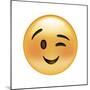 Emoji Wink Small Smile-Ali Lynne-Mounted Giclee Print