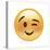 Emoji Wink Small Smile-Ali Lynne-Stretched Canvas