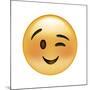 Emoji Wink Small Smile-Ali Lynne-Mounted Giclee Print