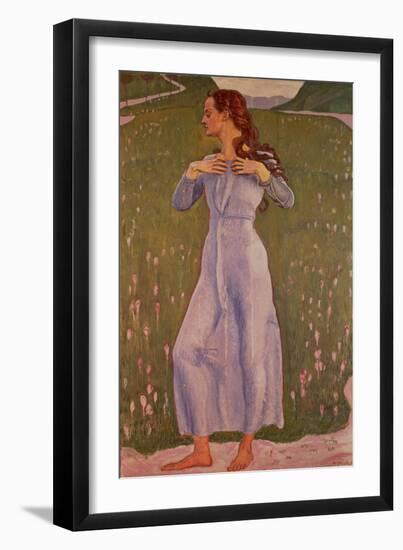 Emotion (Ergriffenheit), 1900-Ferdinand Hodler-Framed Giclee Print