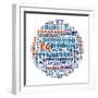 Emotional Intelligence In Word Collage-mypokcik-Framed Art Print