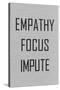 Empathy Focus Impute Philosophy-null-Stretched Canvas