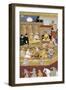 Emperor Akbar Conversing with Jesuit Missionaries-null-Framed Giclee Print