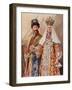 Emperor and Empress in Ancient Dress-Frederic De Haenen-Framed Giclee Print