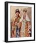 Emperor and Empress in Ancient Dress-Frederic De Haenen-Framed Giclee Print