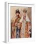 Emperor and Empress in Ancient Dress-Frederic De Haenen-Framed Giclee Print