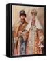 Emperor and Empress in Ancient Dress-Frederic De Haenen-Framed Stretched Canvas