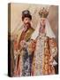 Emperor and Empress in Ancient Dress-Frederic De Haenen-Stretched Canvas