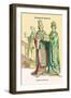 Emperor and Princess of Byzantine, 8th Century-Richard Brown-Framed Art Print