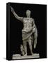 Emperor Augustus in Military Dress, Marble Figure from the Prima Porta-null-Framed Stretched Canvas