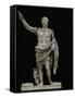 Emperor Augustus in Military Dress, Marble Figure from the Prima Porta-null-Framed Stretched Canvas