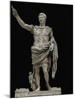 Emperor Augustus in Military Dress, Marble Figure from the Prima Porta-null-Mounted Giclee Print